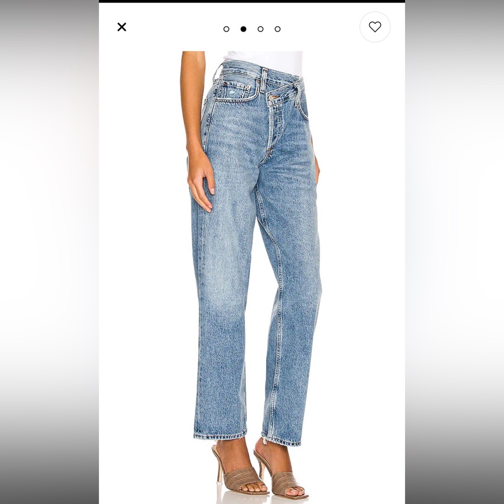 Agolde criss cross jeans 28 - Picture 2 of 7